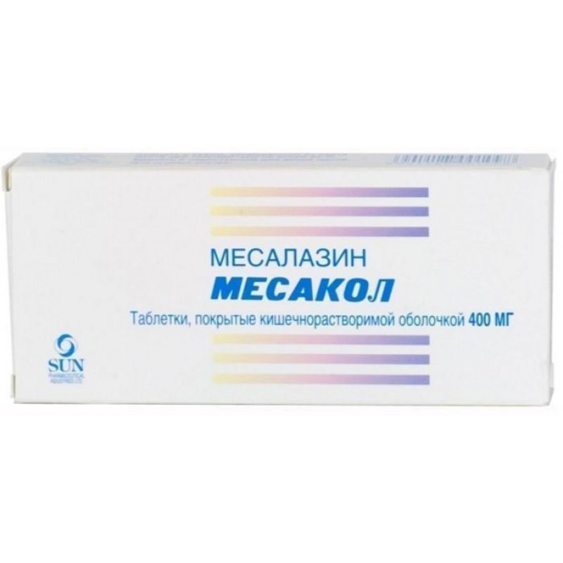 Таблетки покрытые кишечнорастворимой оболочкой. Месакол (таб. П/О 400мг №50). Месалазин 400 мг. Месакол таб по 400мг №50. Месакол таблетки 400 мг 50 шт.