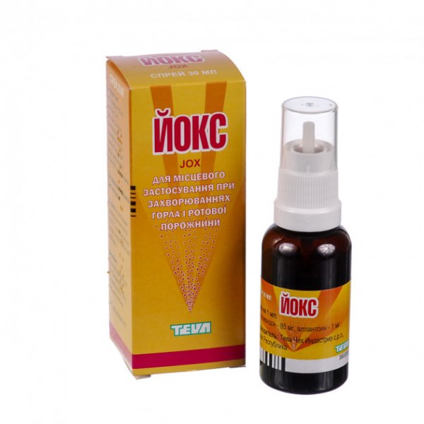 Йокс-Тева спрей д/рот. порож. по 30 мл у флак.
