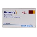 Лазикс таблетки по 40 мг №45 (15х3)