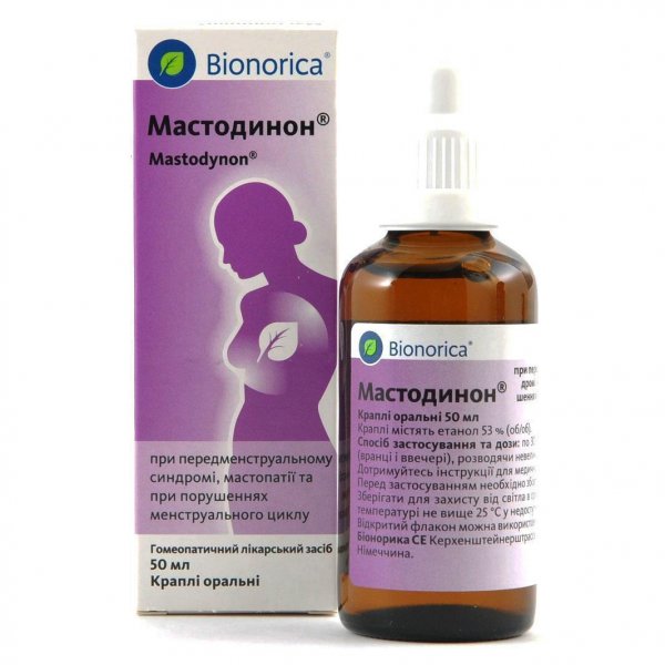 Мастодинон краплі ор. по 50 мл у флак.