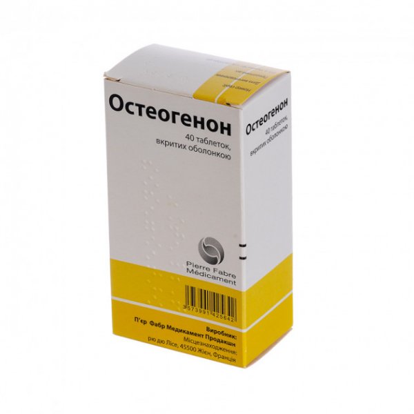 Остеогенон таблетки, в/плів. обол. №40 (10х4)