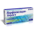 Норфлоксацин-Здоров&rsquo;я таблетки, в/плів. обол. по 400 мг №10