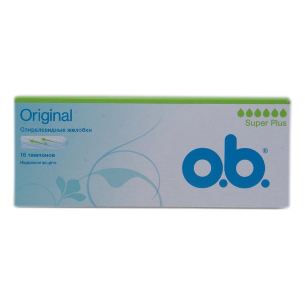 Тампони гігієнічні o.b. Original Super plus, 16 штук