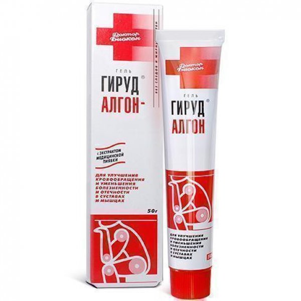 Гірудалгон гель від болю в суглобах і м’язах, 50 г