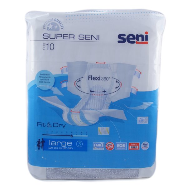 Підгузки для дорослих Super Seni large, 10 штук