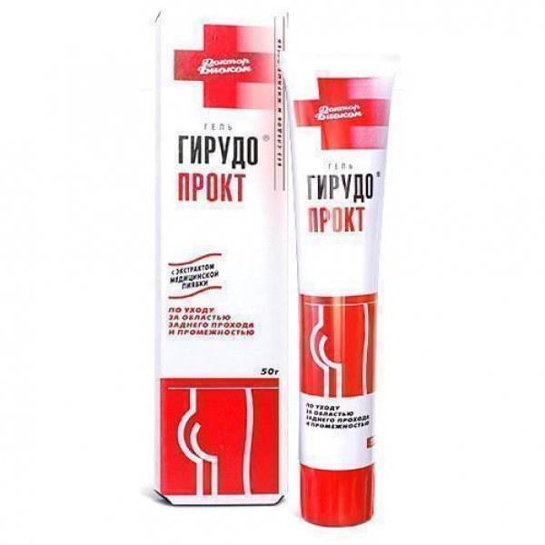 Гірудопрокт гель по догляду за областю заднього проходу і промежини, 50 г