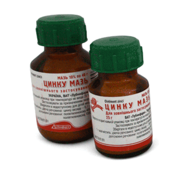 ЦИНКОВАЯ мазь 10% банка 25г