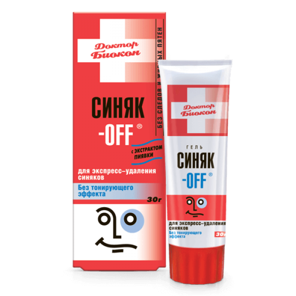 Синяк-off гель для експрес-видалення синців без тонуючого ефекту, 30 г
