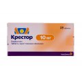 Крестор таблетки, в/плів. обол. по 10 мг №28 (14х2)