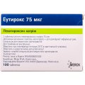 Еутирокс таблетки по 75 мкг №100 (25х4)