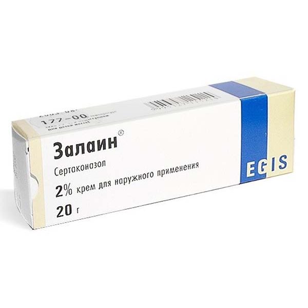 Залаїн крем 2 % по 20 г у тубах