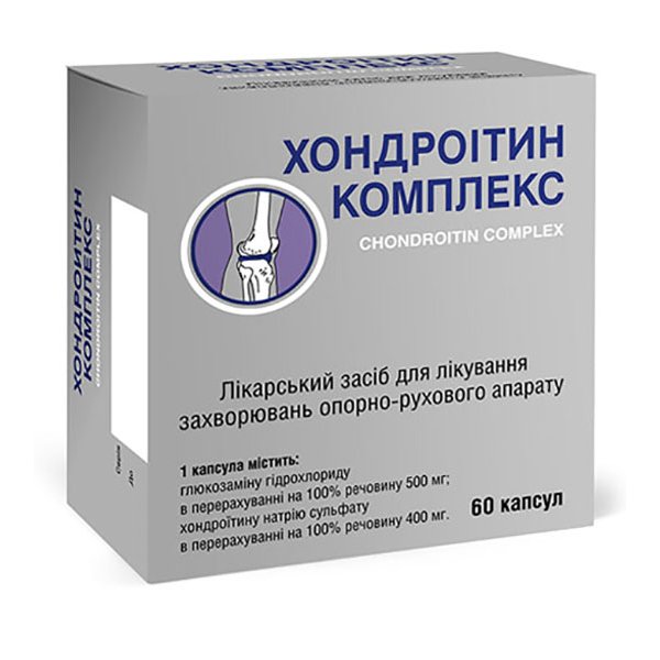 Хондроітин комплекс капсули №60 у конт.