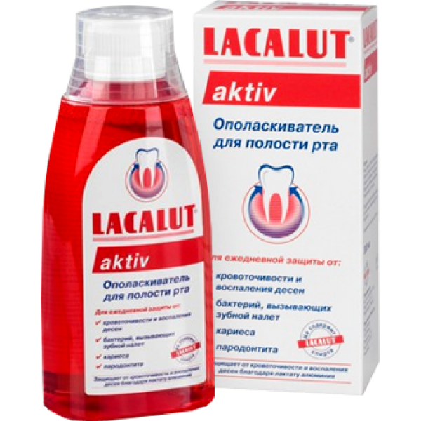 Ополіскувач для порожнини рота Lacalut Aktiv, 300 мл