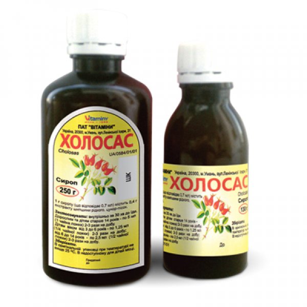 Холосас сироп по 250 г у флак.