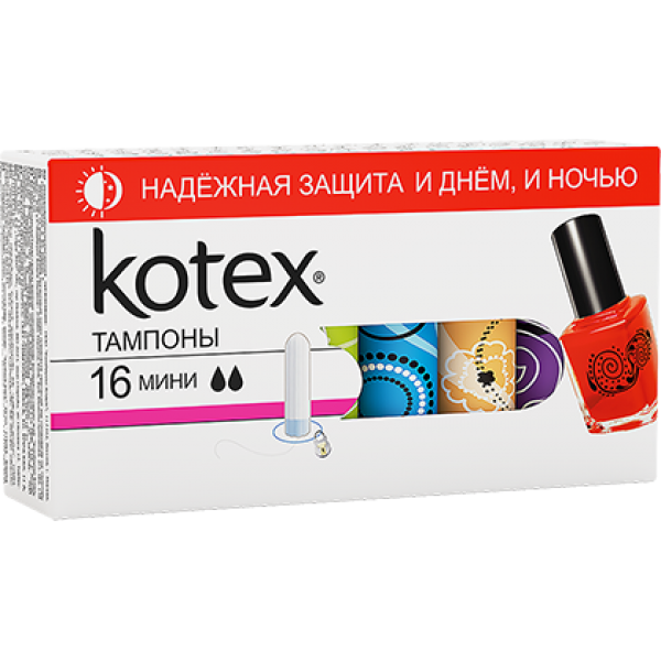 Kotex тампони міні (16+8)x24
