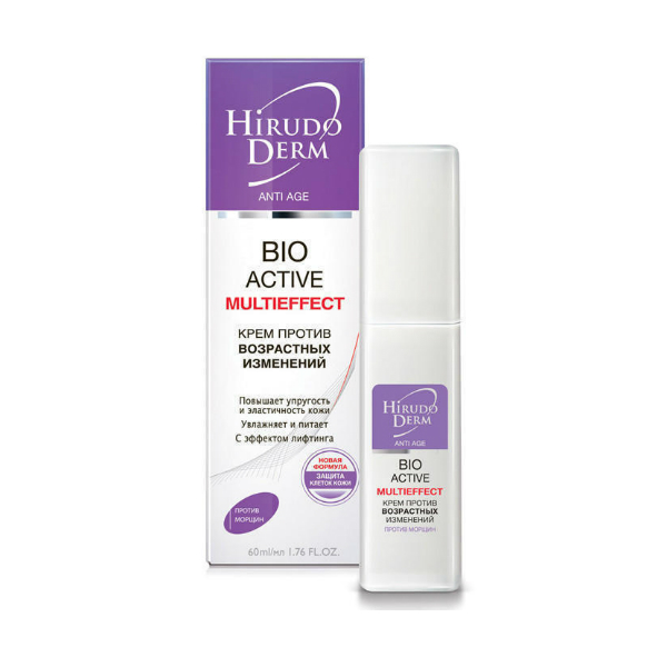 HIRUDO DERM Anti Age Bio-Active Multieffect крем против возврастных изменений кожи 60мл
