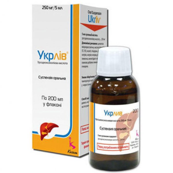 Укрлів суспензія ор. 250 мг/5 мл по 200 мл у флак.