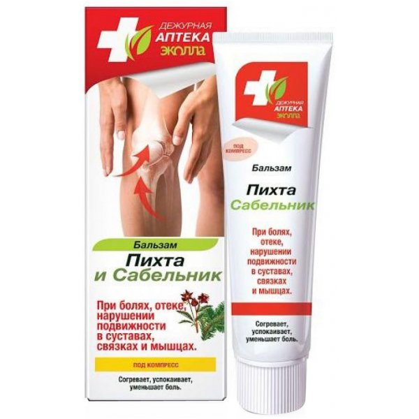 Бальзам для тіла Чергова аптека Еколла Ялиця і шабельник, 50 г