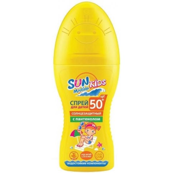 Спрей сонцезахисний Біокон Sun Marina Kids SPF 50+ для дітей, 150 мл