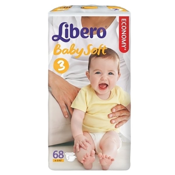 LIBERO подгузн  Comfort 3 (4-9 кг) 62шт