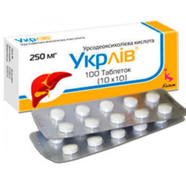 Укрлів таблетки по 250 мг №100 (10х10)