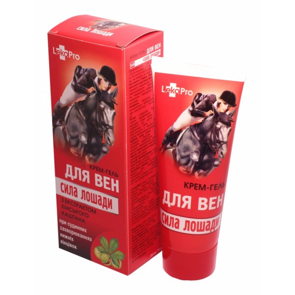 Сила лошади крем-гель д/вен по 75 мл у тубах