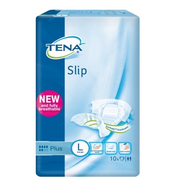 Підгузки для дорослих Tena Slip Plus Large, 10 штук
