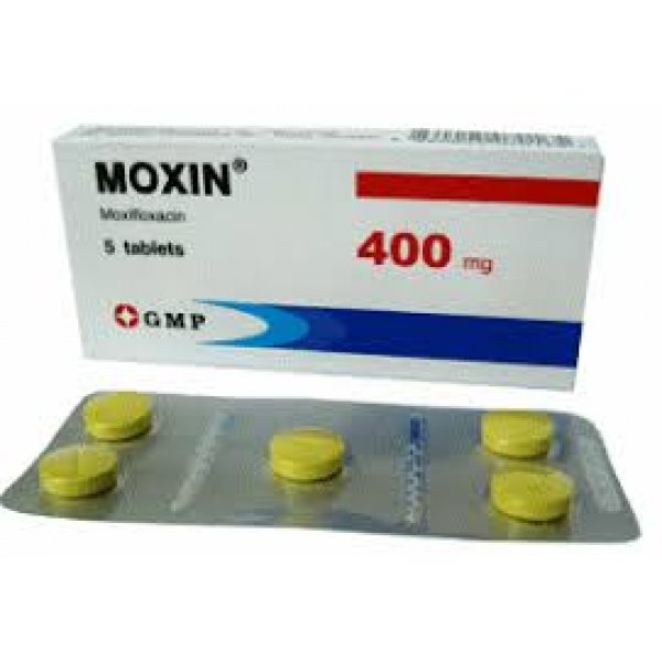 Моксин таблетки, в/плів. обол. по 400 мг №5