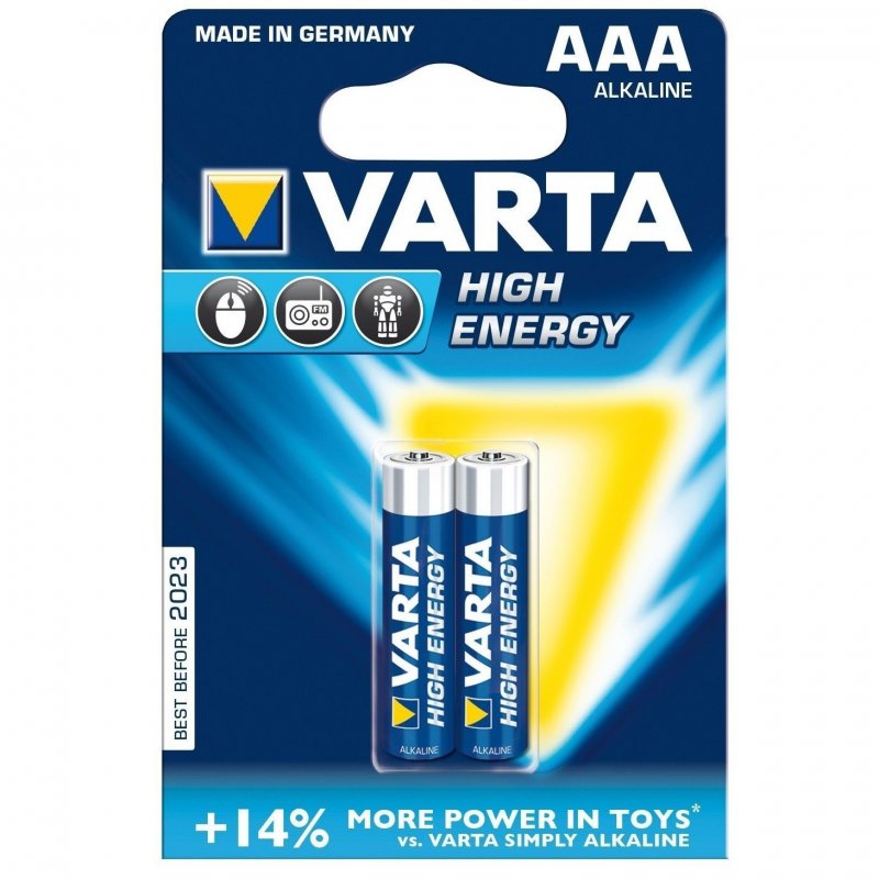 Батарейка VARTA HIGH Energy AAA BLI 2
