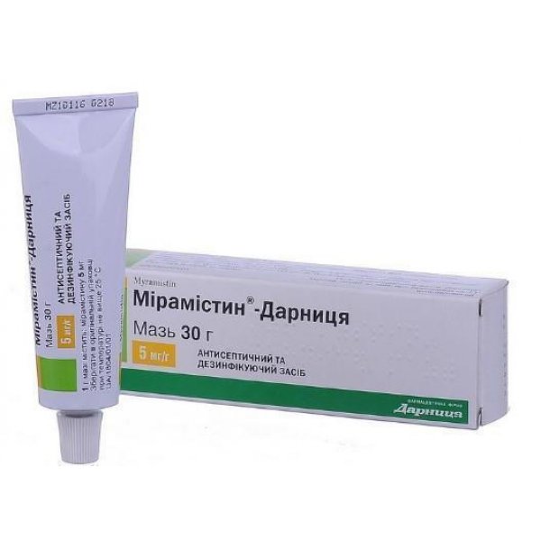 Мірамістин-Дарниця мазь 5 мг/г по 30 г у тубах
