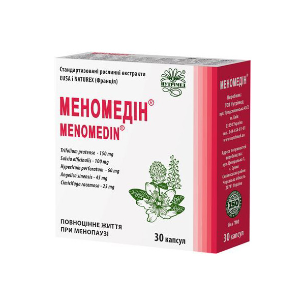 Меномедін капсули №30 (10х3)