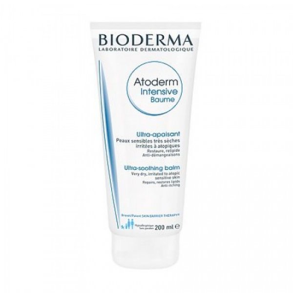 Бальзам Bioderma Atoderm Intensive для обличчя та тіла, для сухой атопічної шкіри, 200 мл