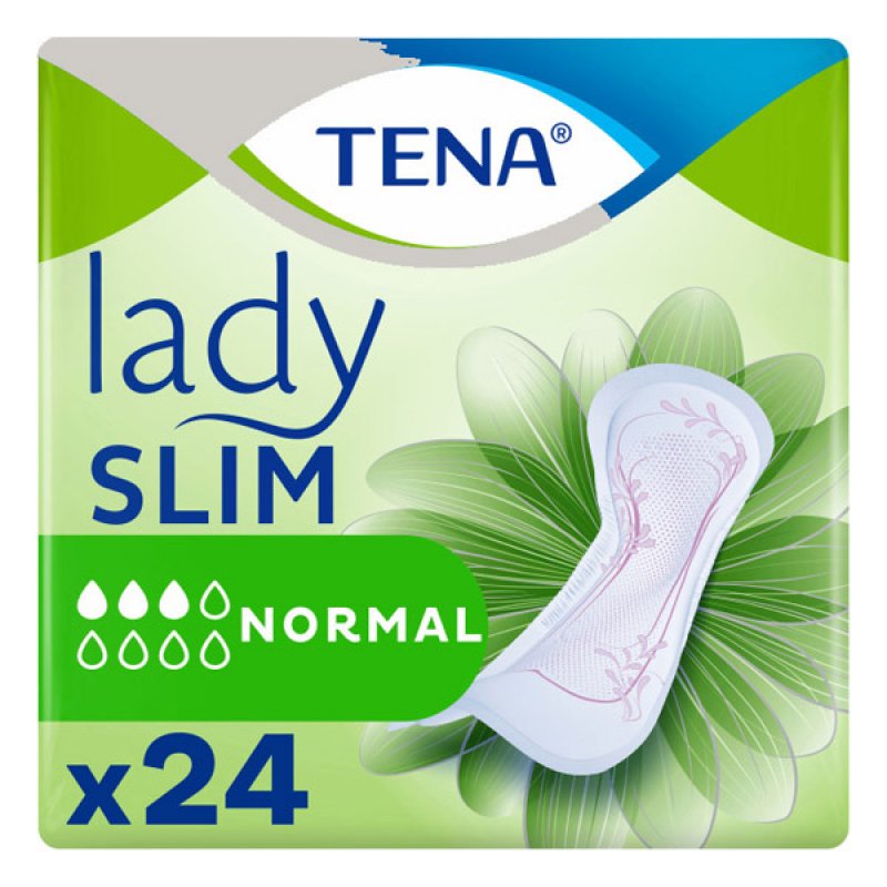 TENA LADY Slim Normal Урологические прокладки д/женщин 24шт