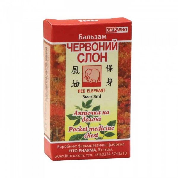 Червоний Слон рідина по 3 мл у флак.