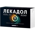 Лекадол лонг таблетки, в/плів. обол. по 200 мг/500 мг №16 (8х2)