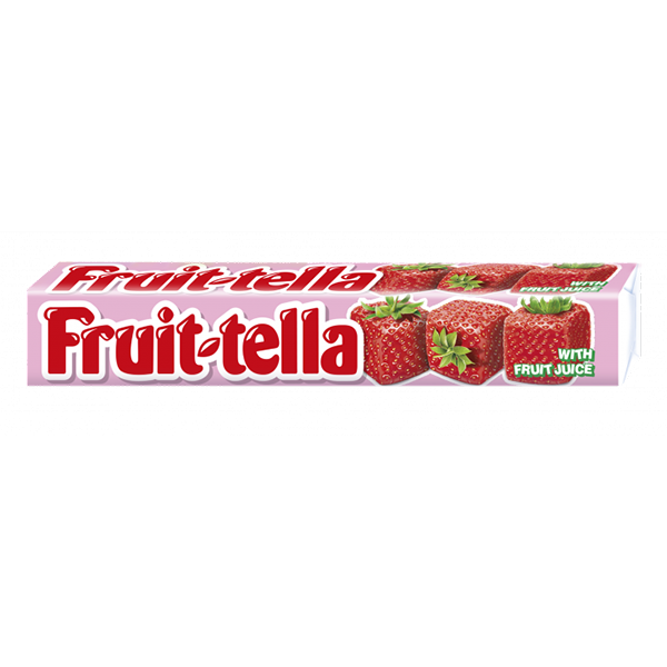 PERFETTI жевательные конфеты Fruit-tella Клубника 41 г