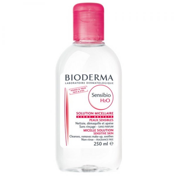 Лосьйон міцелярний Bioderma Sensibio Н2О для обличчя, для чутливої шкіри, 250 мл