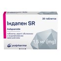 Індапен SR таблетки, в/о, з модиф. вивіл. по 1.5 мг №30 (15х2)