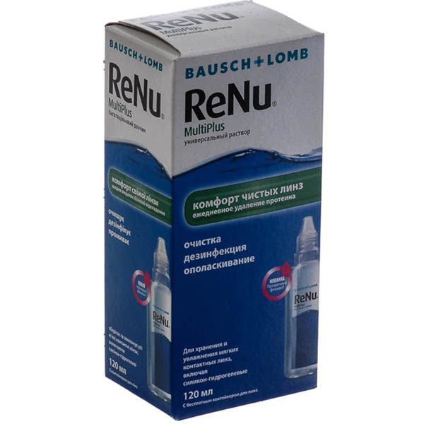 Розчин ReNu MultiPlus д/конт. лінз по 120 мл у флак. пласт.