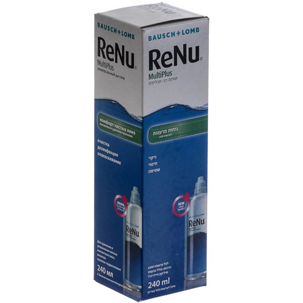 Розчин ReNu MultiPlus д/конт. лінз по 240 мл у флак. пласт.