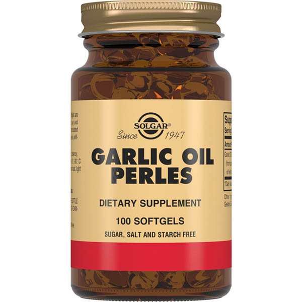 Solgar Часникова олія Перлес, 100 капсул