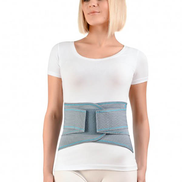 Корсет ортопедичний Алком 2057 на поперек, колір сірий, розмір 3