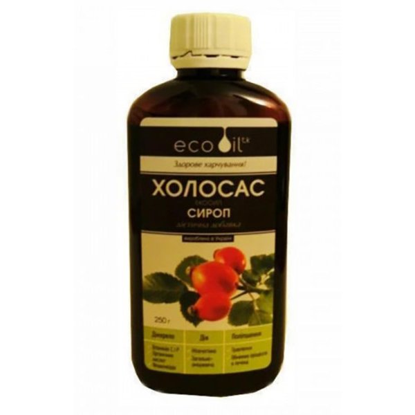 Холосас-Екооіл сироп по 250 мл у флак.