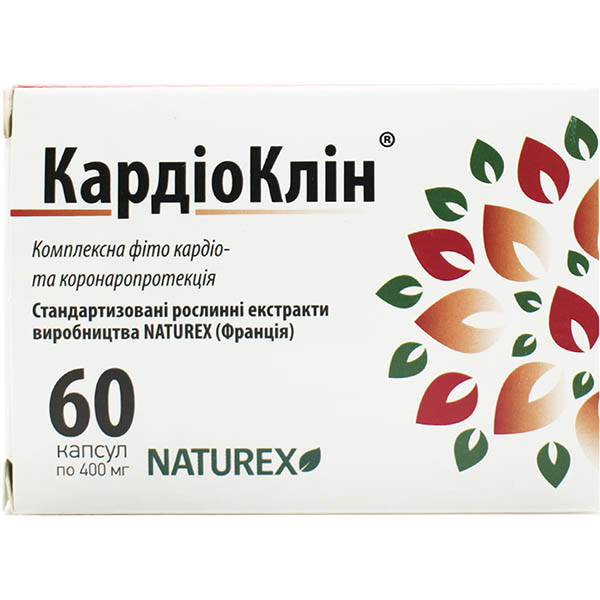 КардіоКлін капсули по 400 мг №60 (10х6)