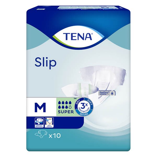 Підгузки для дорослих Tena Slip Super Medium, 10 штук