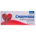 Сидокард таблетки по 4 мг №30 (10х3)