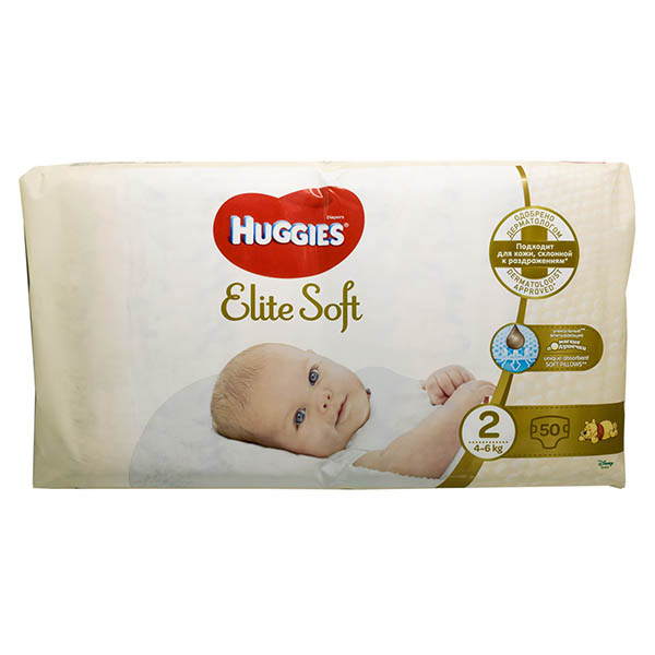 HUGGIES Elite Soft підгуз jumbo 2 50x2