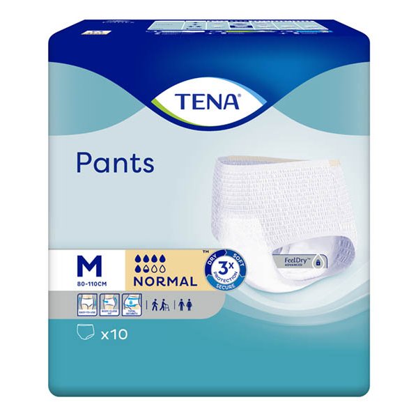 Підгузки-трусики для дорослих Tena Pants Normal Medium, 10 штук