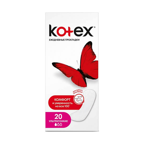 Kotex прокл щоденні ultraslim flat 20x16