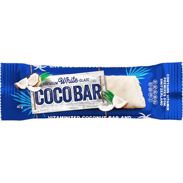 COCO BAR Добавка дієт. вітамін у білій кондитерській глазурі 40 г